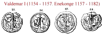 Til Valdemar 1. den Stores mønter